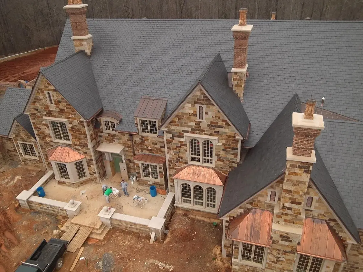 Craftsman Roofing Slate Roof Repair project in North University Park